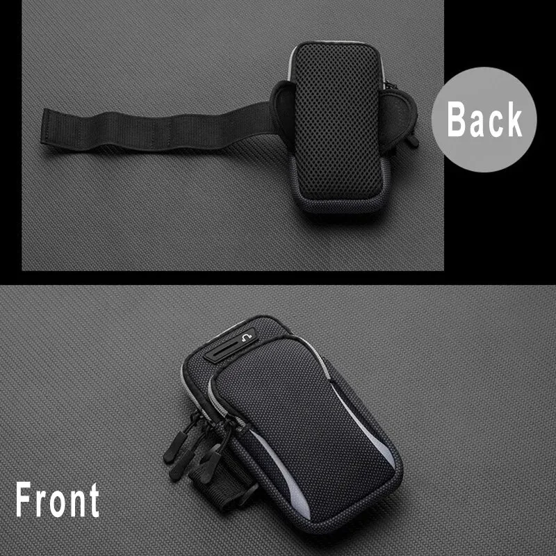 New Sports Bag For Mobile Phone Armband For Jogging Cell Phone Accessories Woman mp3 mp4 Bags PU Hand Bag For Running Waterproof - Image 3