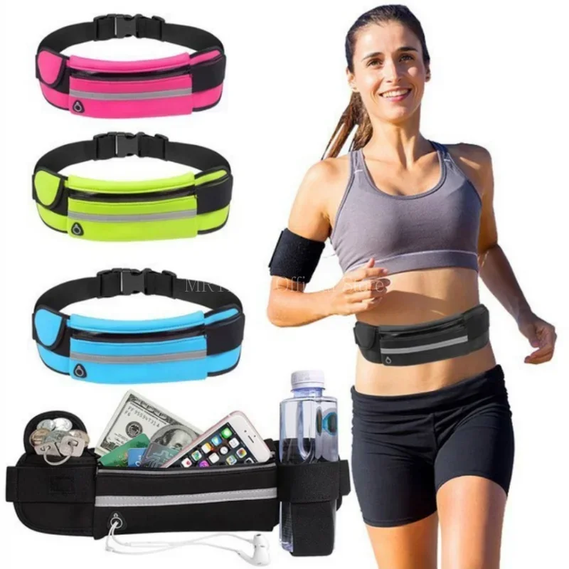 1pc Running Bag Women Waist bag Belt bag Men Sports Fanny Pack Mobile Phone Bag Gym Running Cell Phone Jogging Run Cycling Bag
